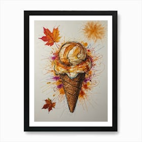 Ice Cream Cone 58 Affiche