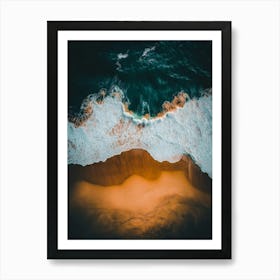 Aerial View Of The Ocean 9 Art Print