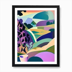 Wave Hill, Usa Abstract Still Life Art Print