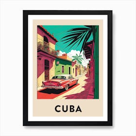 Cuba 2 Vintage Travel Poster Art Print