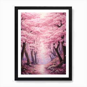 Beautiful Sakura Cherry Blossom 3 Art Print