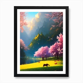 Cherry Blossoms 18 Art Print