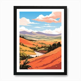 Ecuador Travel Illustration Art Print