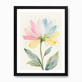 Watercolor Flower Art Print