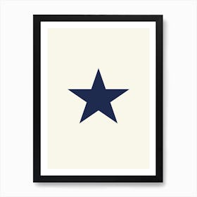 Blue Star Art Print