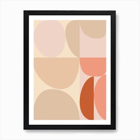 Mid Century Pastel 16 Art Print