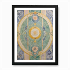 Pastel Kaleidoscope 1 Art Print