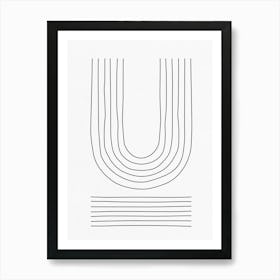 Shapes and Lines - 01 Art Print