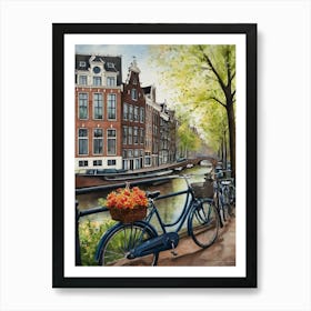 Amsterdam Canvas Print Art Print