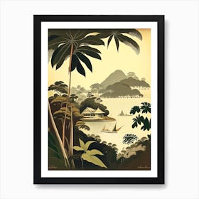 Langkawi Malaysia Rousseau Inspired Tropical Destination Art Print