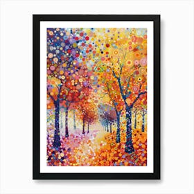 Autumn Trees 10 Art Print