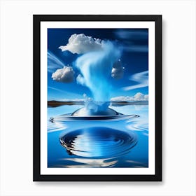 Boiling Water Waterscape Photography 1 Art Print