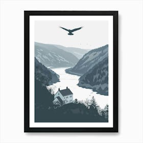 House By The River Art Print