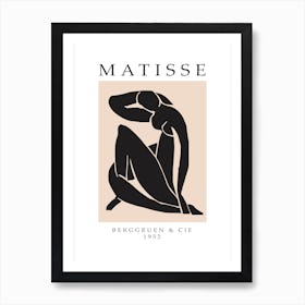 Matisse Galerie D'exposition Papier Decoupe Minimalist artwork 13 Art Print