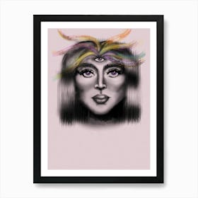 third dimension creative intuition Art Print