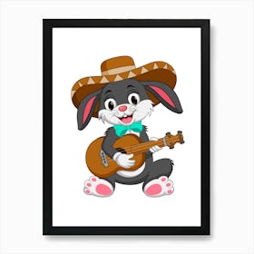 Prints, posters, nursery, children's rooms. Fun, musical, hunting, sports, and guitar animals add fun and decorate the place.27 Art Print