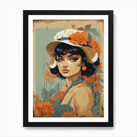 Flower Girl Art Print