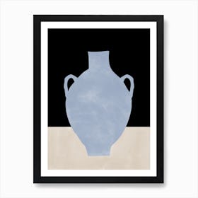 Blue Vase Print No.1 Art Print