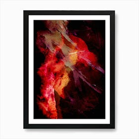 Light and shadow abstract Painting Art Print