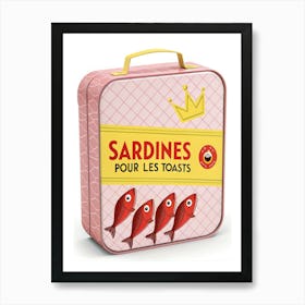 Sardines Pour Les Toasts 2 Art Print