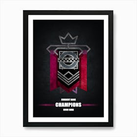 Clash Rainbow Six 1 Art Print