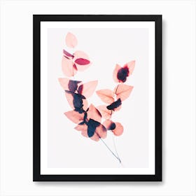 Shadows Of Leaves Art Print