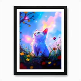 Feline Creative Cat Illustration 56 1 Art Print