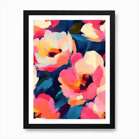 Abstract Floral Painting Art Print