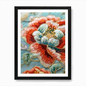 Chinese Embroidery 31 Art Print