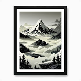 Mountain Landscape 4 Art Print