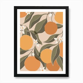 Oranges Art Print