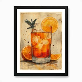 Aperol Spritz Art Print 157 Art Print