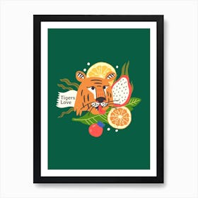 Tigers Love Art Print