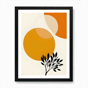 'Sunrise' Abstract 5 Art Print