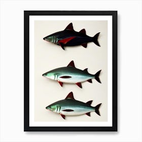 Lanternshark Vintage Poster Art Print