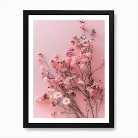 Pink Cherry Blossoms Art Print