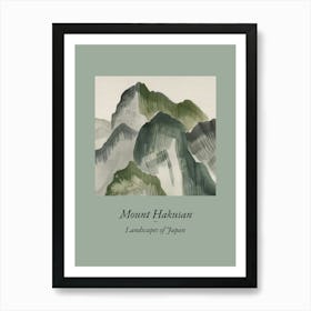 Landscapes Of Japan Mount Hakusan 47 Art Print