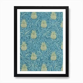 Pineapple Vintage Botanical Fruit Art Print