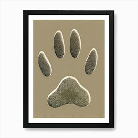 Paw Print Art Print