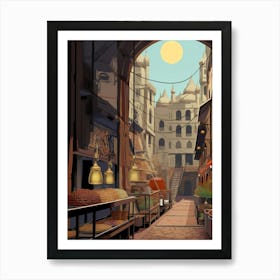 Spice Bazaar Art Deco 5 Art Print