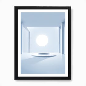 White Room With Light Art Print