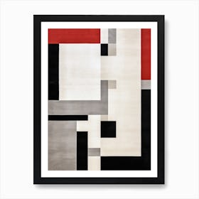 Abstract Angles; Geometric Art In The Mid Century Art Print