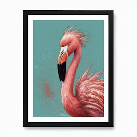 Flamingo Canvas Print 2 Art Print