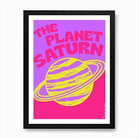 The Planet Saturn Art Print
