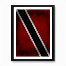 Trinidad And Tobago Flag Texture Art Print