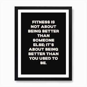 Fitness Art Print