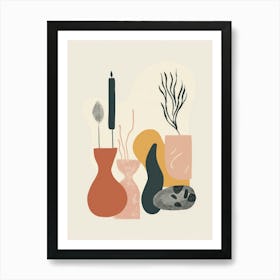 Abstract Home Objects 8 Art Print