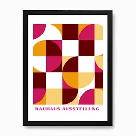 Bauhaus Yellow Exhibition 4 Art Print