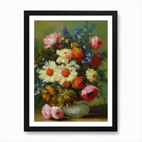 Daisies Painting 2 Flower Art Print