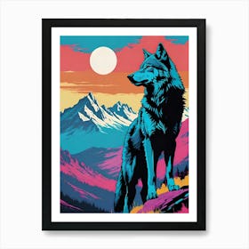 Wolf Painting 1 Art Print